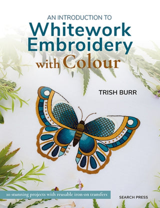 Cover image for 9781800922426 - An Introduction to Whitework Embroidery with Colour