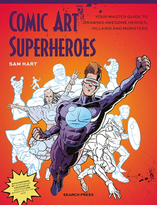 Cover image for 9781800922624 - Comic Art Superheroes