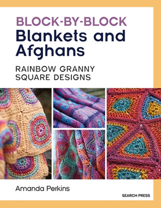 Cover image for 9781800922990 - Block-by-Block Blankets and Afghans