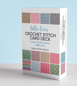 Cover image for 9781800923027 - Bella Coco’s Crochet Stitch Card Deck