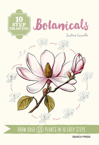 Supplemental image for 9781800923089 - 10 Step Drawing: Botanicals