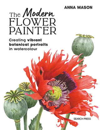 Cover image for 9781800923621 - The Modern Flower Painter (paperback edition)