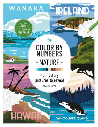 Cover image for 9781800924239 - Color by Numbers: Nature