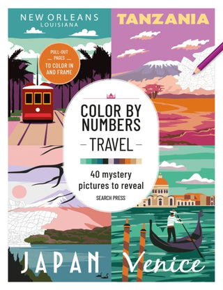 Cover image for 9781800924246 - Color by Numbers: Travel