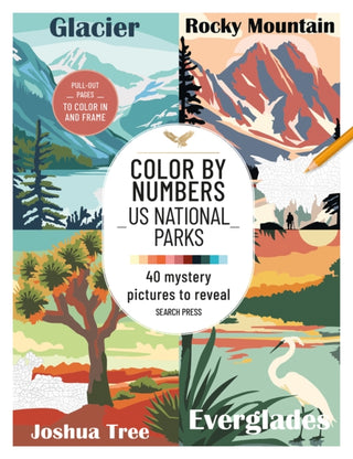 Cover image for 9781800924604 - Color by Numbers US National Parks