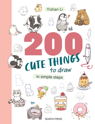 Cover image for 9781800924642 - 200 Cute Things to Draw