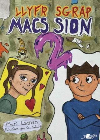 Cover image for 9781800998711 - Llyfr Sgrap Macs Siôn 2