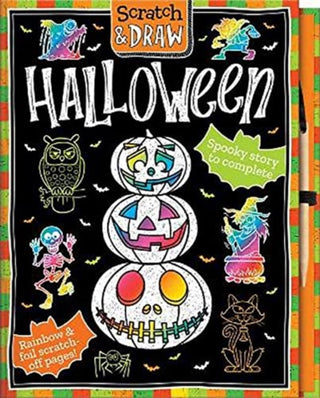 Supplemental image for 9781801051101 - Scratch and Draw Halloween