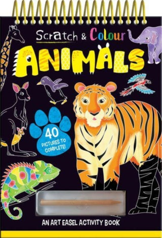 Cover image for 9781801052658 - Scratch and Colour  Animals