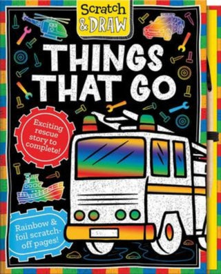 Cover image for 9781801054812 - Scratch and Draw Things that Go