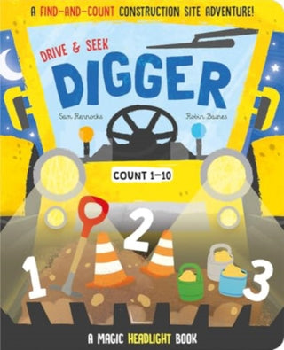Cover image for 9781801058360 - Drive & Seek Digger - A Magic Find & Count Adventure