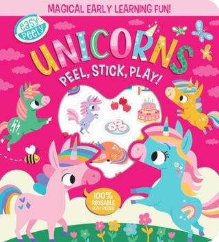 Supplemental image for 9781801059107 - Easy Peely Unicorns - Peel, Stick, Play!