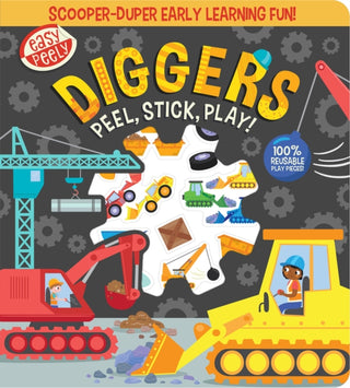 Cover image for 9781801059114 - Easy Peely Diggers - Peel, Stick, Play!