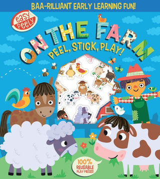 Cover image for 9781801059138 - Easy Peely On the Farm - Peel, Stick, Play!