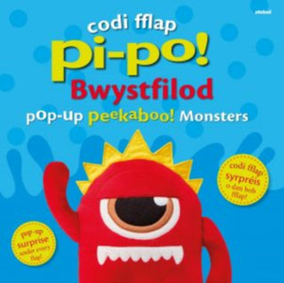 Cover image for 9781801062909 - Codi Fflap Pi-Po! Bwystfilod / Pop-Up Peekaboo! Monsters