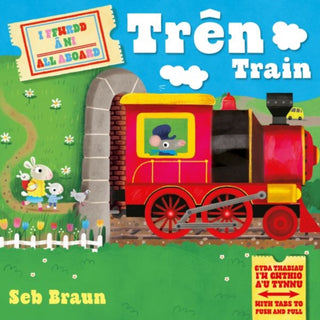 Cover image for 9781801064323 - I Ffwrdd a Ni: Tren /  All Aboard: Train