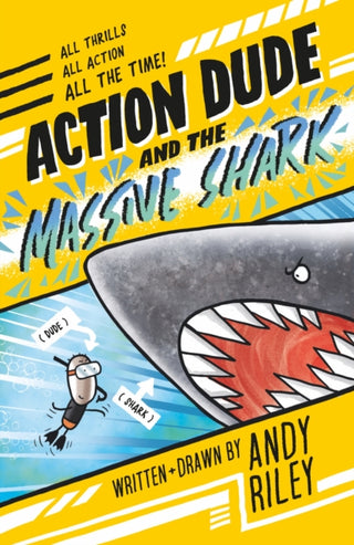 Cover image for 9781801301510 - Action Dude and the Massive Shark