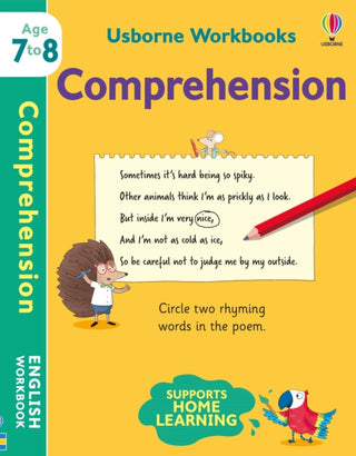 Cover image for 9781801313483 - Usborne Workbooks Comprehension 7-8