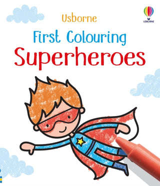 Cover image for 9781801319140 - First Colouring Superheroes