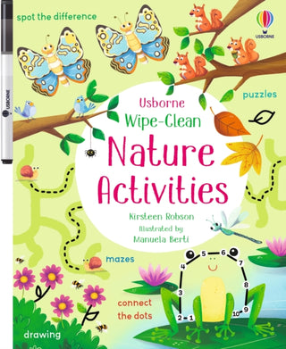 Cover image for 9781801319188 - Wipe-Clean Nature Activities