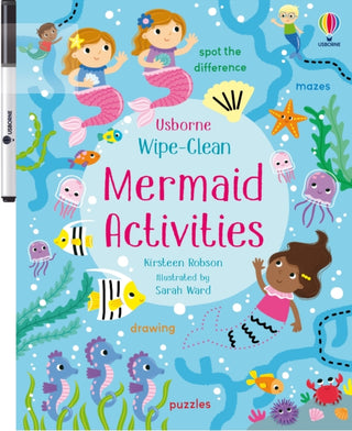 Supplemental image for 9781801319195 - Wipe-Clean Mermaid Activities