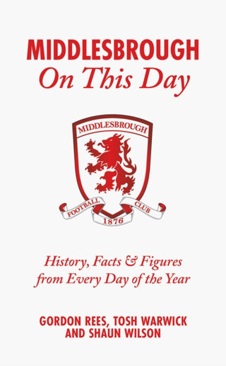 Supplemental image for 9781801506656 - Middlesbrough On This Day