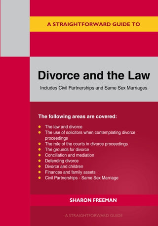 Cover image for 9781802362947 - A Straightforward Guide To Divorce And The Law