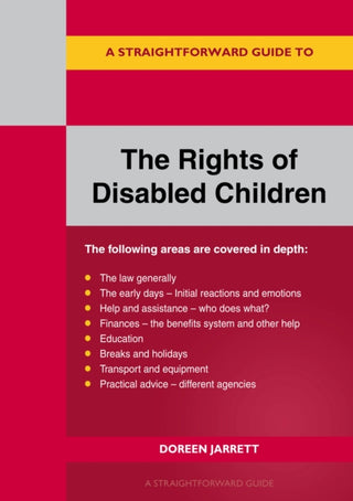 Cover image for 9781802362978 - The Rights of Disabled Children