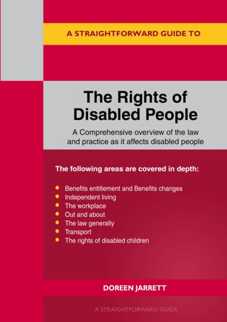 Cover image for 9781802362985 - The Rights of Disabled People