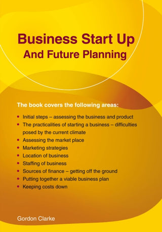 Cover image for 9781802363494 - Business Start Up and Future Planning