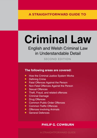 Supplemental image for 9781802363890 - A Straightforward Guide to Criminal Law