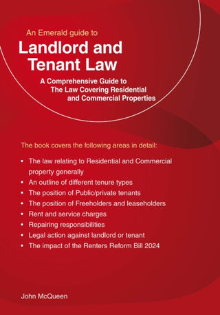 Cover image for 9781802364248 - Emerald Guide to Landlord and Tenant Law - Residential and Commercial Property