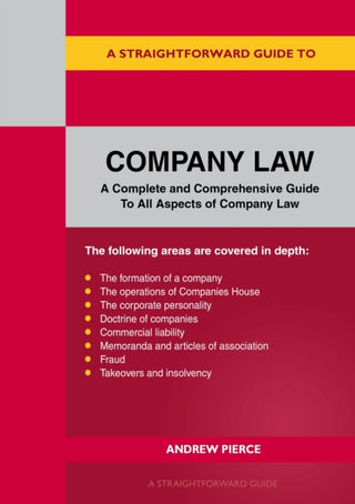 Cover image for 9781802364842 - A Straightforward Guide to Company Law