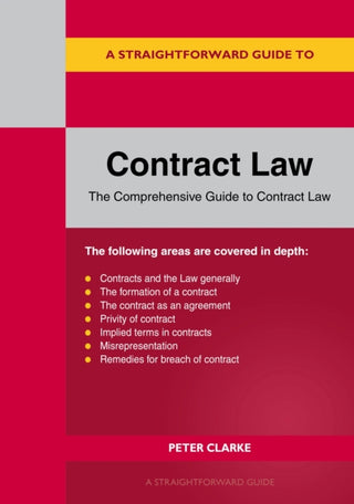 Cover image for 9781802364859 - A Straightforward Guide to Contract Law