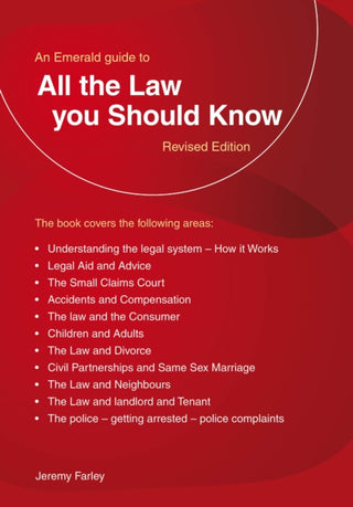 Cover image for 9781802365085 - All The Law You Should Know