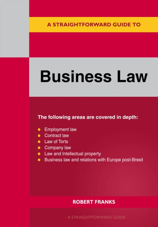 Cover image for 9781802365122 - A Straightforward Guide to Business Law Revised Edition-2026