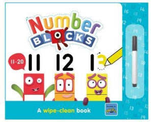 Cover image for 9781802630244 - Numberblocks 11-20: A Wipe-Clean Book