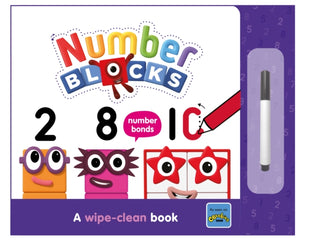 Cover image for 9781802630251 - Numberblocks Number Bonds: A Wipe-Clean Book
