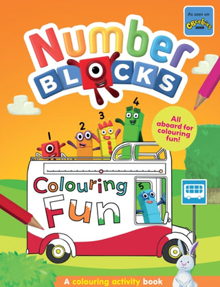 Cover image for 9781802630718 - Numberblocks Colouring Fun: A Colouring Activity Book