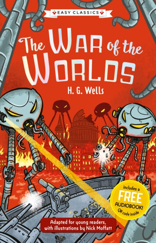 Cover image for 9781802632156 - Sci-Fi Classics: The War of the Worlds (Easy Classics)