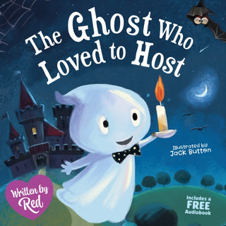 Cover image for 9781802632637 - The Ghost Who Loved to Host (Red's Rainbow)