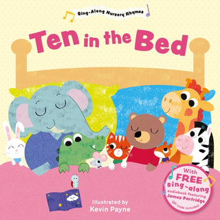 Cover image for 9781802634372 - Ten in the Bed (Sing-Along Nursery Rhymes)