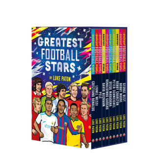 Cover image for 9781802635355 - The Greatest Football Stars 10 Book Collection