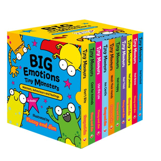 Supplemental image for 9781802635683 - Big Emotions Tiny Monsters 10-Book Collection: Manners, Behaviours and Feelings