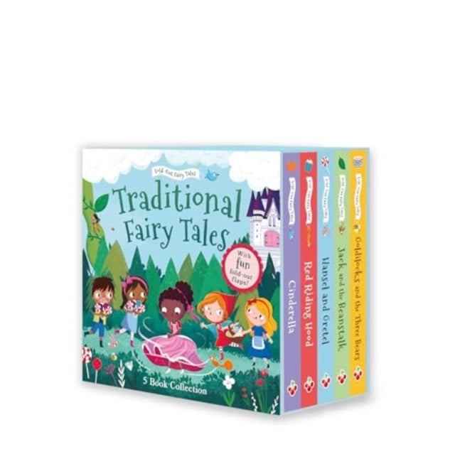 Cover image for 9781802635799 - Traditional Fold-Out Fairy Tales 5-Book Collection