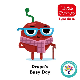 Cover image for 9781802635942 - Drupe Busy Day: Accessible Symbolised Edition