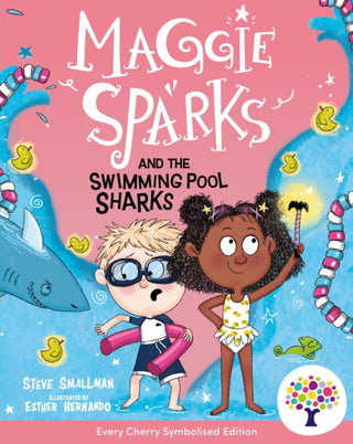 Cover image for 9781802636918 - Maggie Sparks and the Swimming Pool Sharks: Accessible Symbolised Edition