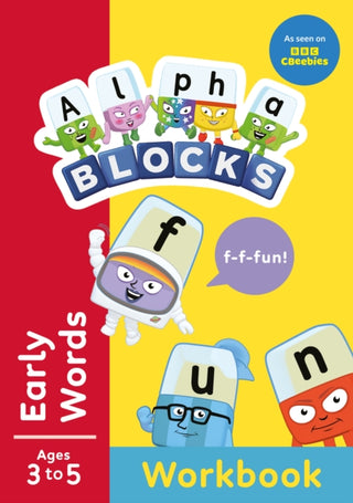Cover image for 9781802637342 - Alphablocks Early Words (Red Level Workbook)