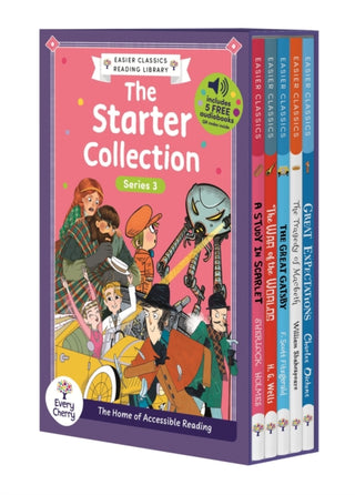 Cover image for 9781802637830 - Easier Classics Reading Library: The Starter Collection - (Series 3)