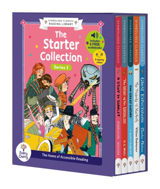 Cover image for 9781802637847 - Symbolised Classics Reading Library: The Starter Collection (Series 3)